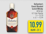 Finest Blended Scotch Whisky im Angebot bei diska in Erlangen Finest Blended Scotch Whisky Angebote von Ballantine's bei diska Erlangen für 10,99 €
