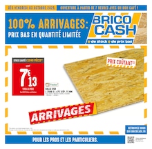Catalogue Bricolage Brico Cash en cours à Méru et alentours, 100% ARRIVAGES : PRIX BAS EN QUANTITÉ LIMITÉE, 8 pages, 03/10/2025 - 16/10/2025