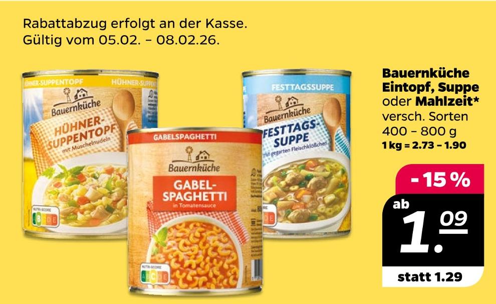 Eintopf, Suppe oder Mahlzeit