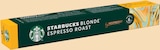 Capsules de Café x10 Blonde Espresso Roast - Starbucks par Nespresso en promo chez Intermarché Super Nantes à 6,60 €