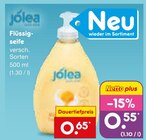 Flüssigseife im Angebot bei Netto Marken-Discount in Rottenburg Flüssigseife Angebote von jolea bei Netto Marken-Discount Rottenburg für 0,55 €