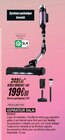 Aspirateur balai RH2037 - ROWENTA en promo chez Blanc Brun Mantes-la-Jolie à 199,90 €
