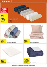 Prix et réduction Drap-Housse dans le prospectus Carrefour en cours Offre Drap-Housse dans le catalogue Carrefour du moment à la page 48