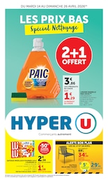 Prospectus Hyper U à Épernay, "LES PRIX BAS spécial Nettoyage", 40 pages, 14/04/2026 - 26/04/2026