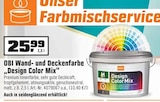 Wand- und Deckenfarbe "Design Color Mix" Angebote von OBI bei OBI Ansbach für 25,99 €