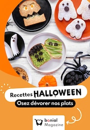 Catalogue Autres Magasins Recettes en cours à Valbonne et alentours, Recettes HALLOWEEN : Osez dévorer nos plats, 1 page, 24/10/2024 - 31/10/2024