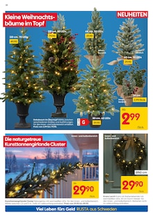 Weihnachtsbaum im aktuellen Rusta Prospekt (Norderstedt) Weihnachtsbaum im Rusta Prospekt "Willkommen zu Hause in Schweden!" mit 16 Seiten (Norderstedt)