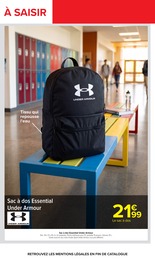 Prix et réduction Sac Sport dans le prospectus Carrefour en cours Offre Sac Sport dans le catalogue Carrefour du moment à la page 3