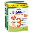 Lait en poudre Croissance + Blédilait "Maxi Format" - BLEDINA dans le catalogue Carrefour