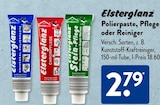 Polierpaste, Pflege oder Reiniger im ALDI SÜD Prospekt Polierpaste, Pflege oder Reiniger von Elsterglanz im aktuellen ALDI SÜD Prospekt für 2,79 €