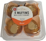 4 muffins moelleux et fondant cœur bueno noisette - SICARD - Intermarché Hyper 4 muffins moelleux et fondant cœur bueno noisette - SICARD à 4,75 € dans le catalogue Intermarché Hyper