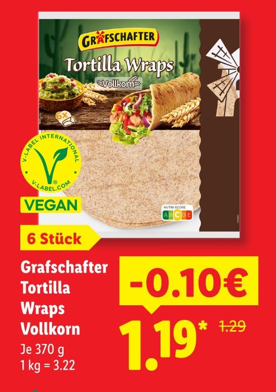 Tortilla Wraps Vollkorn