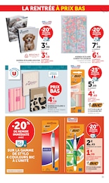 Prix et réduction Bic dans le prospectus Super U en cours Offre Bic dans le catalogue Super U du moment à la page 11