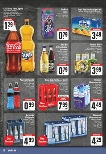 Coca Cola im EDEKA Prospekt "Aktuelle Angebote" mit 24 Seiten (Iserlohn)