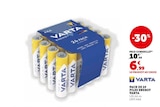 Pack de 24 piles energy - VARTA dans le catalogue Super U