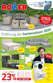 Aktueller ROLLER Möbel & Einrichtung Prospekt in Karlsfeld und Umgebung, "ERÖFFNUNG DER GARTENSAISON 2025" mit 16 Seiten, 23.02.2025 - 01.03.2025