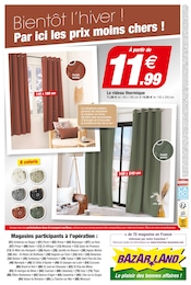 Rideau Angebote im Prospekt "Halloween & Fleurs de Toussaint" von Bazarland auf Seite 12