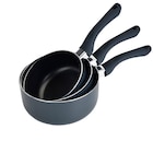 Lot de 3 casseroles - CARREFOUR HOME - Carrefour Market à Vitry-sur-Seine Lot de 3 casseroles - CARREFOUR HOME en promo chez Carrefour Market Vitry-sur-Seine à 20,00 €