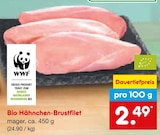 Bio Hähnchen-Brustfilet von WWF im aktuellen Netto Marken-Discount Prospekt für 2,49 €