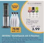 CRYSTAL Vorteilspack mit 3 Flaschen Angebote von Sodastream bei V-Markt Kempten für 3,99 €