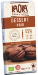 Chocolat noir dessert 55% cacao - NaturéO à Le Havre Chocolat noir dessert 55% cacao en promo chez NaturéO Le Havre à 2,60 €