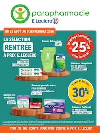 Prospectus E.Leclerc à Charolles, "parapharmacie", 4 pages, 25/08/2026 - 05/09/2026