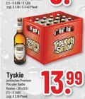 Tyskie bei Trinkgut im Prospekt "" für 13,99 €