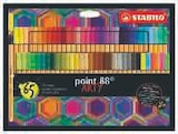 65 stylos feutres pointe fine Point 88 Arty - STABILO dans le catalogue Hyper U