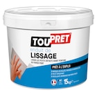 Enduit de lissage Toupret prêt à l’emploi 15 kg - TOUPRET - Castorama Enduit de lissage Toupret prêt à l’emploi 15 kg - TOUPRET à 29,90 € dans le catalogue Castorama