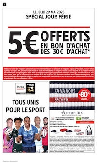 Catalogue Intermarché de la semaine 22, "34% EN AVANTAGE CARTE SUR UNE SÉLECTION DE PRODUITS", page 2, 27/05/2025 - 08/06/2025 Prospectus Intermarché en cours, "34% EN AVANTAGE CARTE SUR UNE SÉLECTION DE PRODUITS", page 2 sur 12