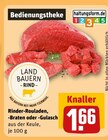 Rinder-Rouladen, -Braten oder -Gulasch bei REWE im Prospekt "" für 1,66 €
