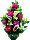 Auchan Hypermarché Fenouillet - Promo COMPOSITION FLEURIE PIVOINE & ARUM Promo COMPOSITION FLEURIE PIVOINE & ARUM à 17,99 € dans le catalogue Auchan Hypermarché à Fenouillet