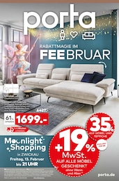 Aktueller porta Möbel Möbel & Einrichtung Prospekt für Eibenstock: RABATTMAGIE IM FEE-BRUAR mit 24} Seiten, 08.02.2026 - 21.02.2026