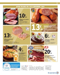 Offre Viande dans le catalogue E.Leclerc du moment à la page 5