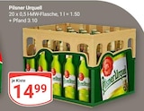 Pilsner Urquell von Pilsner Urquell für 14,99 € bei GLOBUS im Angebot Pilsner Urquell von Pilsner Urquell im aktuellen GLOBUS Prospekt