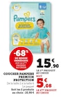 Couches Protection - Pampers - Super U à Martigues Couches Protection - Pampers en promo chez Super U Martigues à 5,08 €