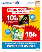 Prospectus Supermarchés Carrefour en cours à Charenton-le-Pont et alentours, "GROS VOLUMES = PETITS PRIX", 62 pages, 22/01/2026 - 09/02/2026 Catalogue Supermarchés Carrefour en cours à Charenton-le-Pont et alentours, "GROS VOLUMES = PETITS PRIX", 62 pages, 22/01/2026 - 09/02/2026