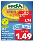 Veganer Brotaufstrich von NOA im aktuellen Kaufland Prospekt für 1,49 €