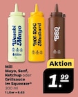 Mayo, Senf, Ketchup oder Grillsauce von Mill im aktuellen Netto mit dem Scottie Prospekt für 1,99 €