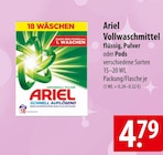 Vollwaschmittel Flüssig im Angebot bei famila Nordost in Gifhorn Vollwaschmittel Flüssig Angebote von Ariel bei famila Nordost Gifhorn für 4,79 €