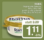 Original Angebote von Rama bei EDEKA Haltern am See für 1,11 €