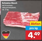 Schweine-Bauch Angebote bei Netto Marken-Discount Viersen für 4,49 €