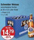 Schneider Weisse Angebote bei V-Markt Immenstadt für 14,79 €
