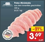 Puten-Ministeaks von Gut Ponholz für 3,69 € bei Netto Marken-Discount im Angebot Puten-Ministeaks von Gut Ponholz im aktuellen Netto Marken-Discount Prospekt