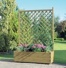 Blumenkasten mit Rankgitter gerade Angebote bei Holz-Zentrum-Luhmann Salzgitter für 79,99 €