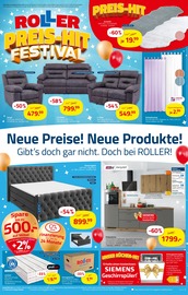 Teppich im ROLLER Prospekt in Cottbus Aktueller ROLLER Prospekt mit Teppich, "PREIS-HIT FESTIVAL", Seite 1
