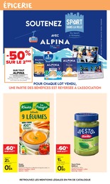 Prix et réduction Alpina dans le prospectus Carrefour Market en cours Offre Alpina dans le catalogue Carrefour Market du moment à la page 11