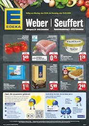 EDEKA Prospekt für Schweinfurt: "Wir lieben Lebensmittel!", 8 Seiten, 10.03.2025 - 15.03.2025