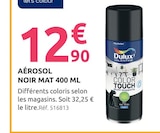 Aérosol Noir Mat - Dulux Valentine à 12,90 € dans le catalogue Mr.Bricolage