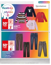 T-Shirt Angebote im Prospekt "La rentrée à petits prix !" von Auchan Hypermarché auf Seite 27